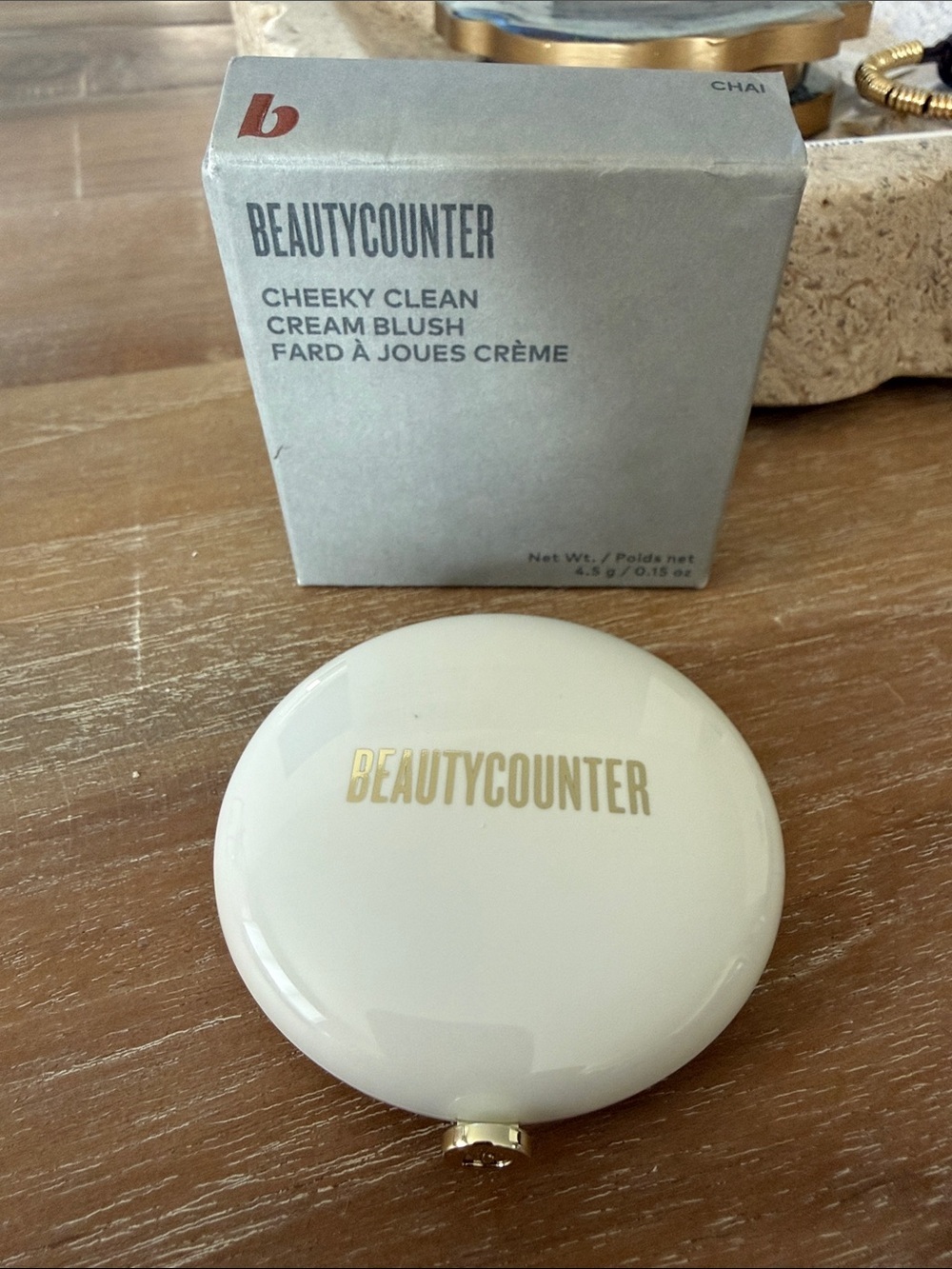 New beautycounter Cheeky Clean Cream Blush — Chai Neutral Cream